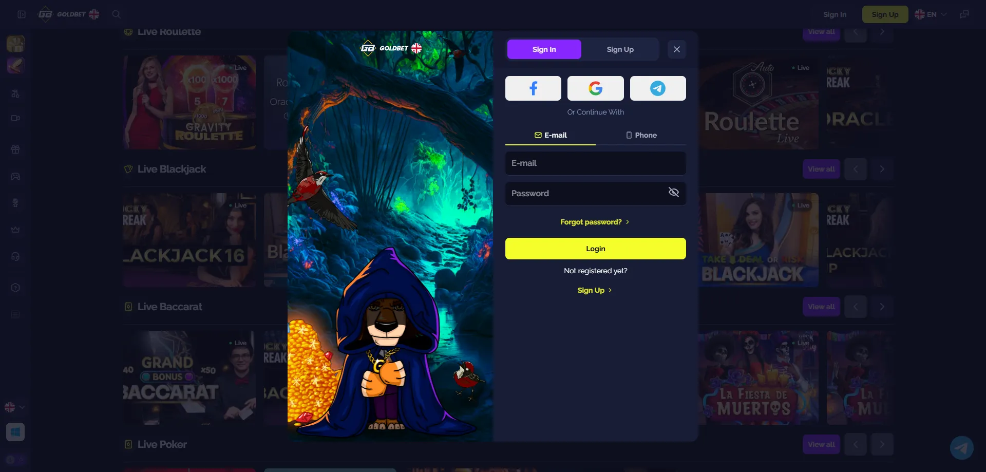 Verifica account KYC Goldbet.io — documenti richiesti